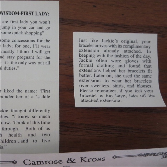 Jackie Kennedy Swarkowski Crystal Egg Necklace - Picture 5 of 5